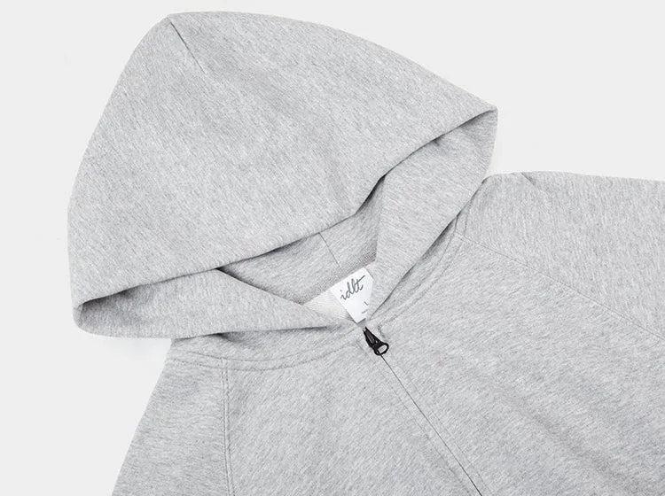 Blank Zip-up Hooded Hoodies