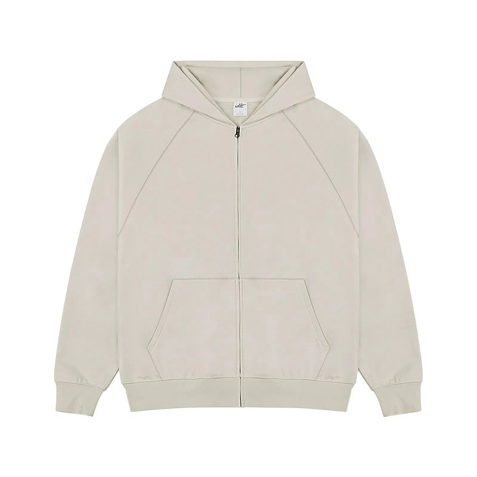 Blank Zip-up Hooded Hoodies
