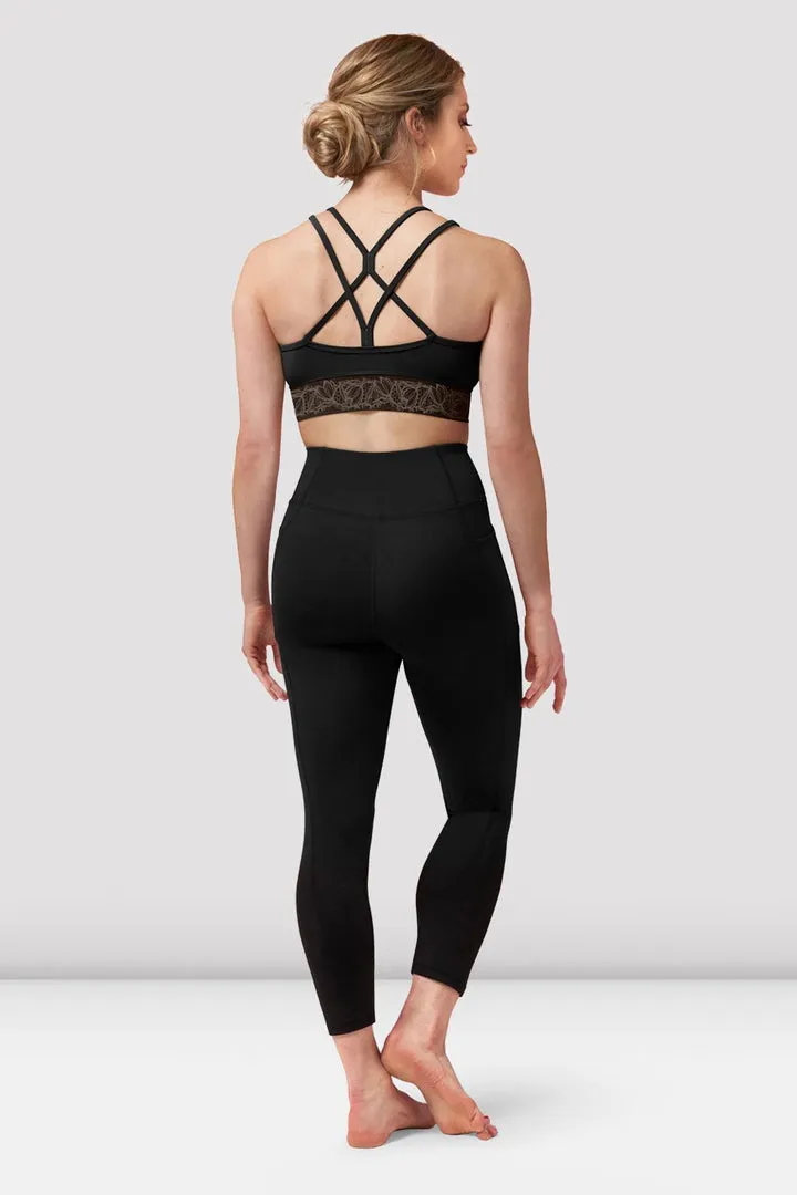 Bloch Z0157 Ladies Lace Print Camisole Crop Top
