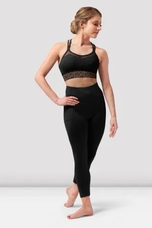 Bloch Z0157 Ladies Lace Print Camisole Crop Top