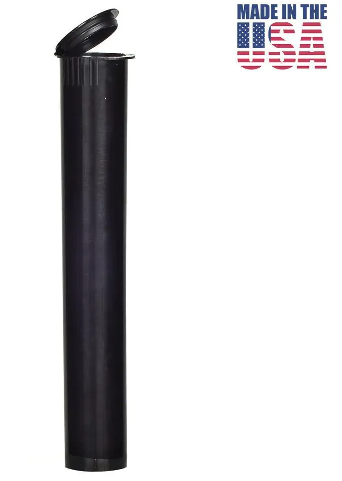 Blunt Tube 116mm - Made in USA - Black, White or Clear - (Various Counts)