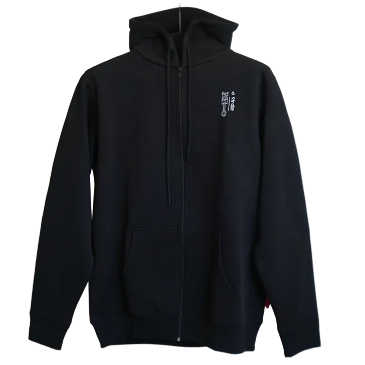 Bore & Stroke Zip-Ups- GT3RS - Black