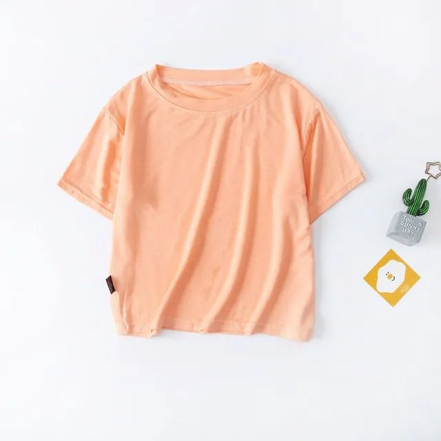 Boys Dinosaur T-shirts Cartoon Printed Girls Tees Children Tops Short-sleeve Clothes for Summer Kids Outfits