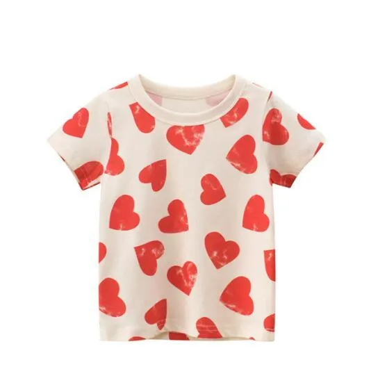 Boys Dinosaur T-shirts Cartoon Printed Girls Tees Children Tops Short-sleeve Clothes for Summer Kids Outfits