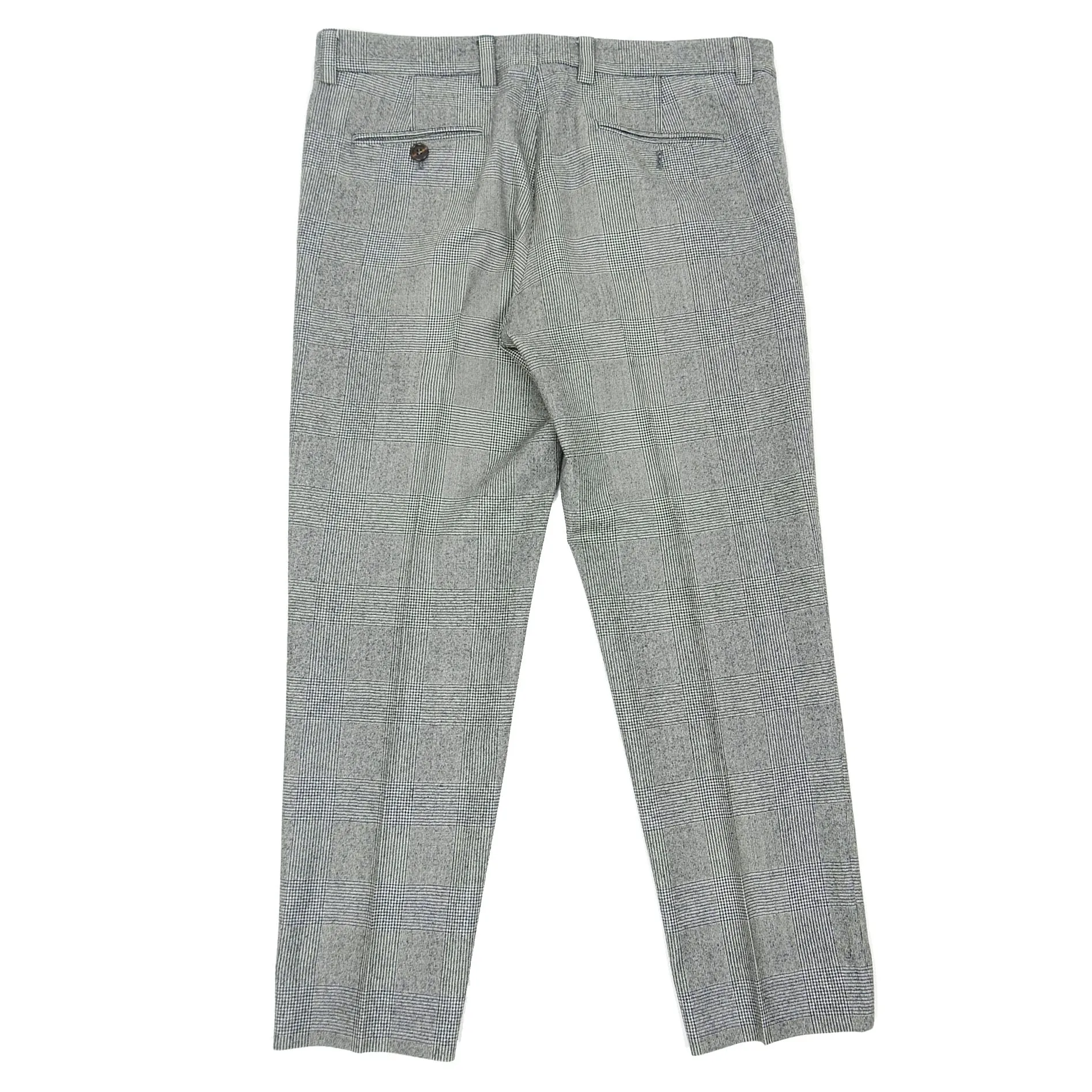 Brunello Cucinelli Check Wool Pants Size 52