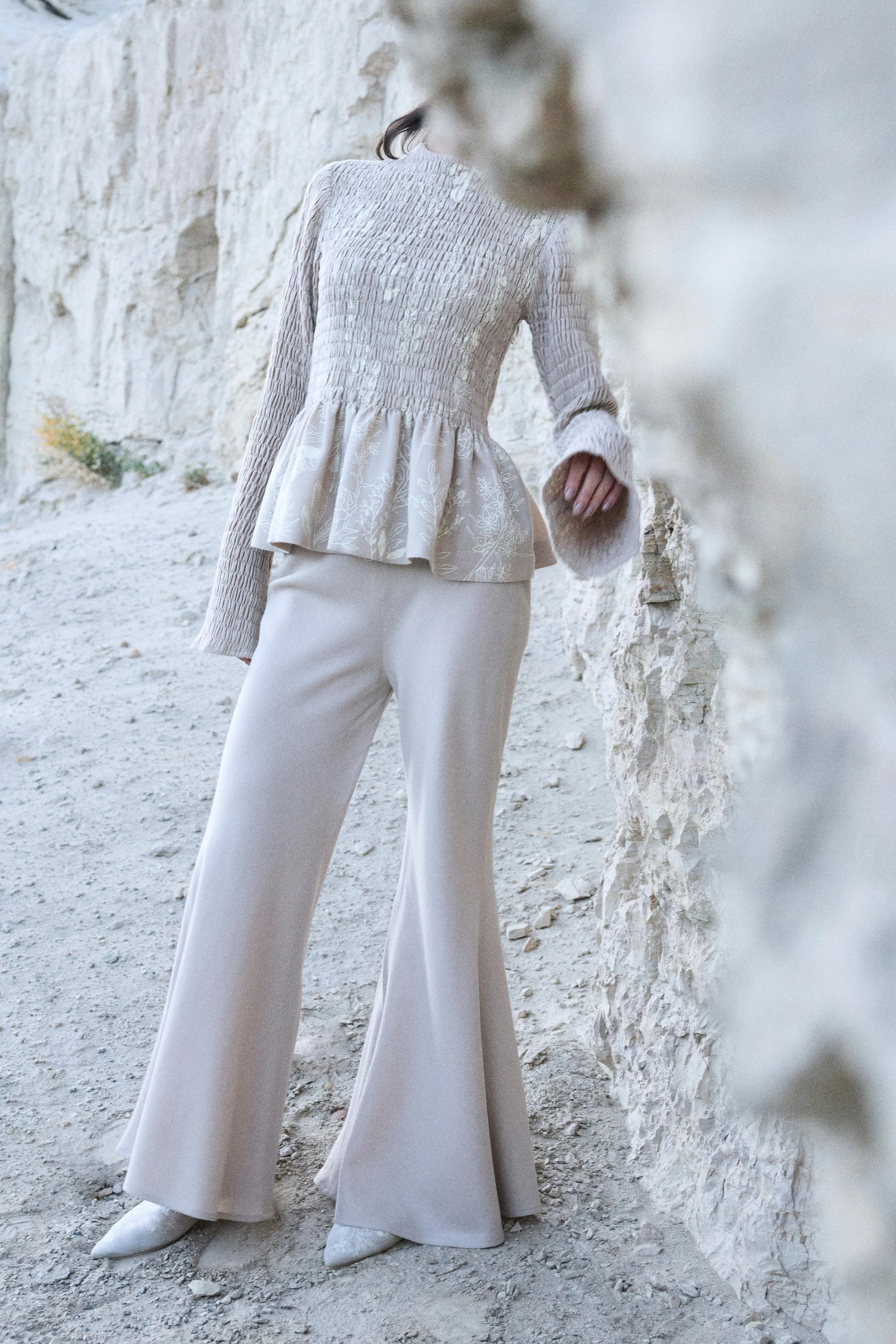 Brussels Woollen Pants (Natural)