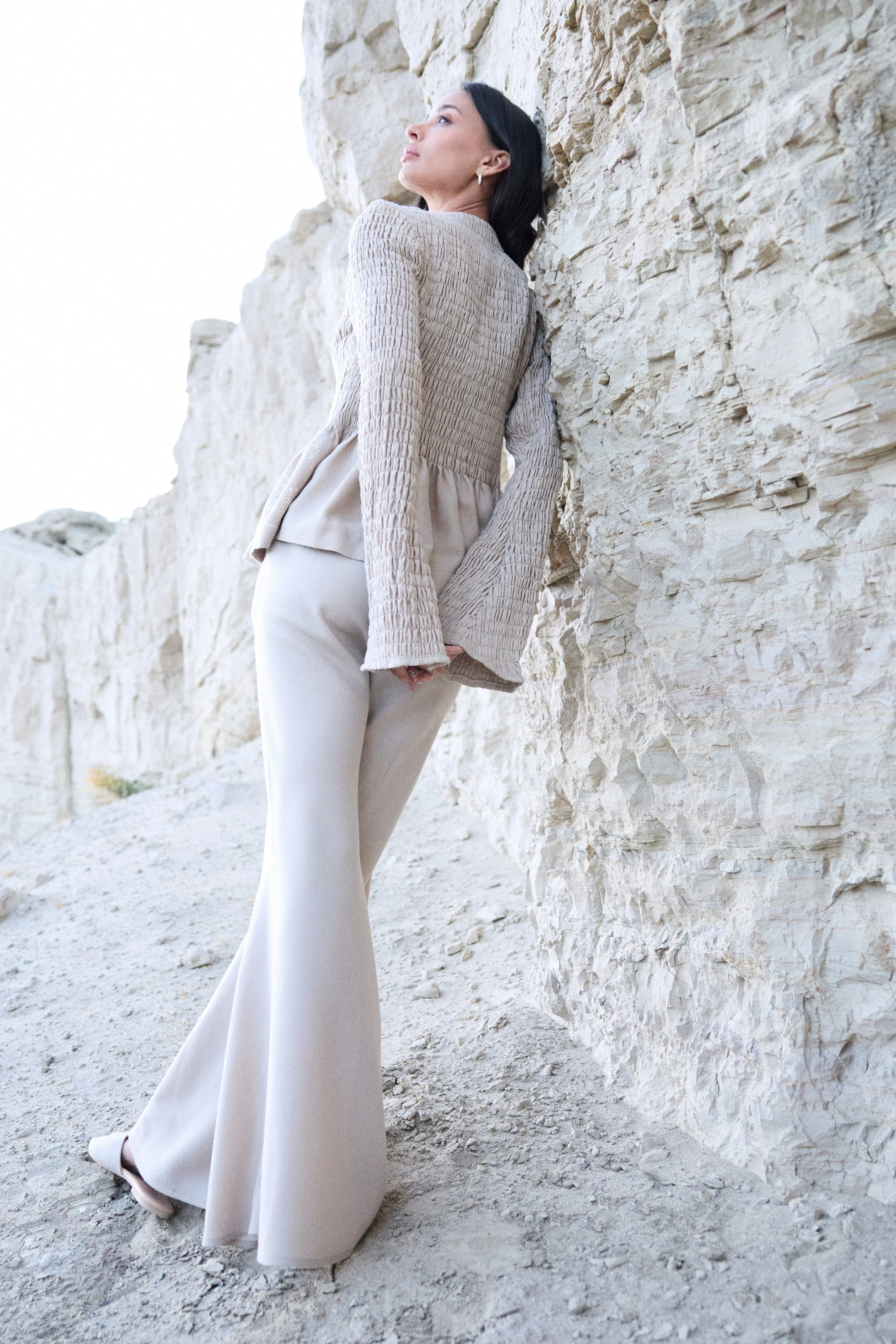 Brussels Woollen Pants (Natural)