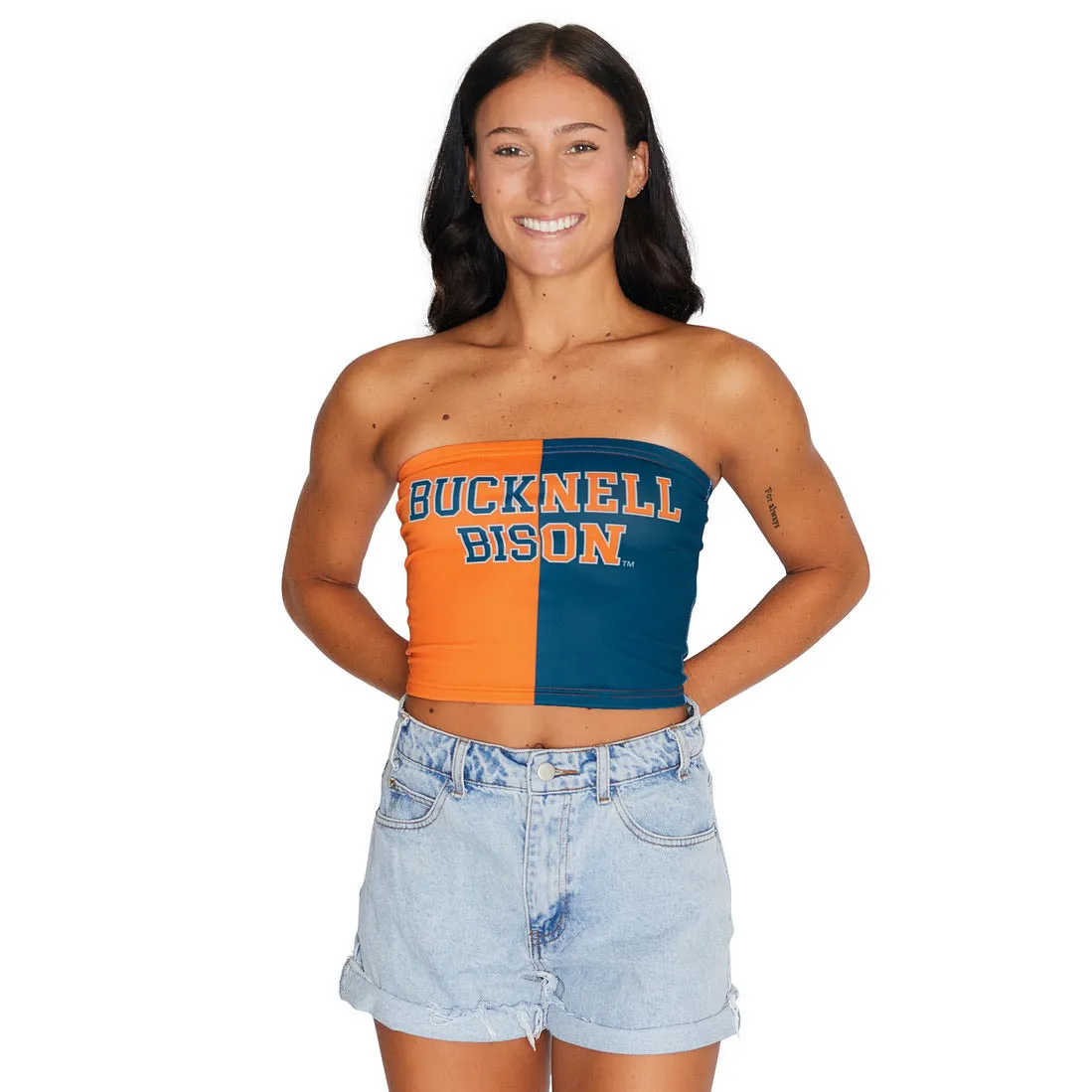 Bucknell Two Tone Tube Top