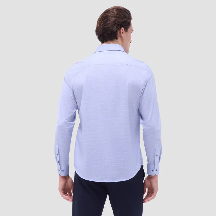 Bugatchi James OoohCotton Long-Sleeve Shirt - Air Blue
