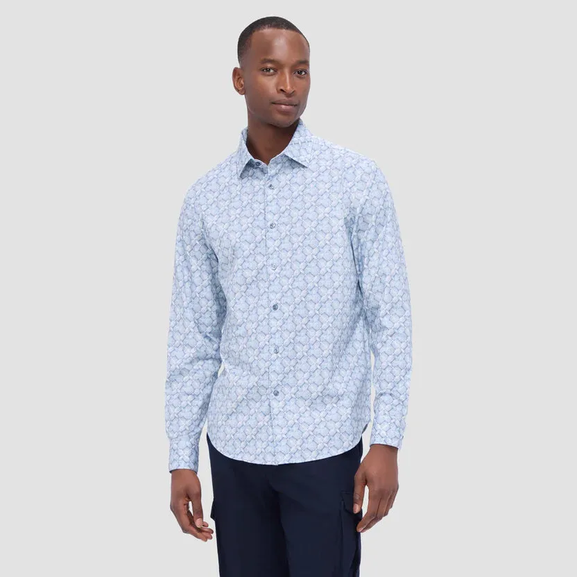 Bugatchi Ooohcotton James Long Sleeve Shirt - Air Blue