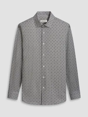Bugatchi Ooohcotton James Long Sleeve Shirt - Khaki