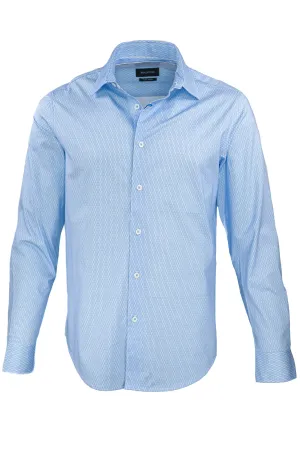 Bugatchi OoohCotton Stretch Geometric Shirt