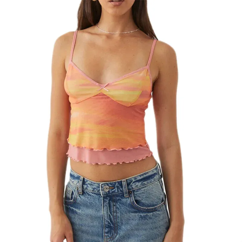 Butterfly Short Sleeve Camisole