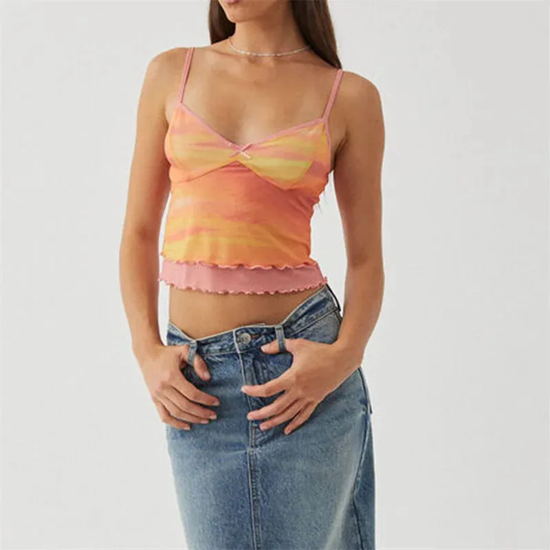 Butterfly Short Sleeve Camisole