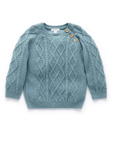 Cable Jumper - Blue