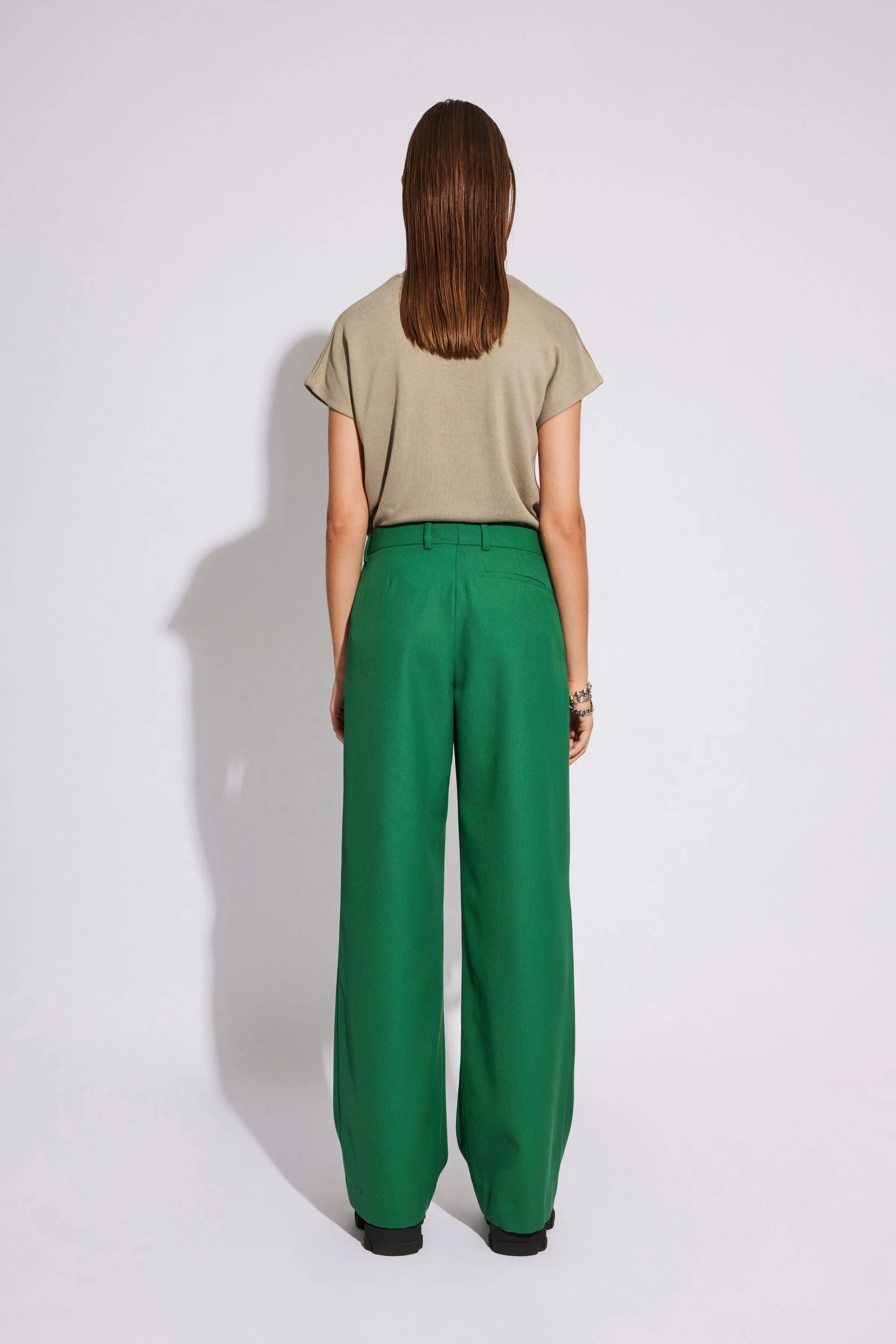 Camille Trousers - Foliage Green