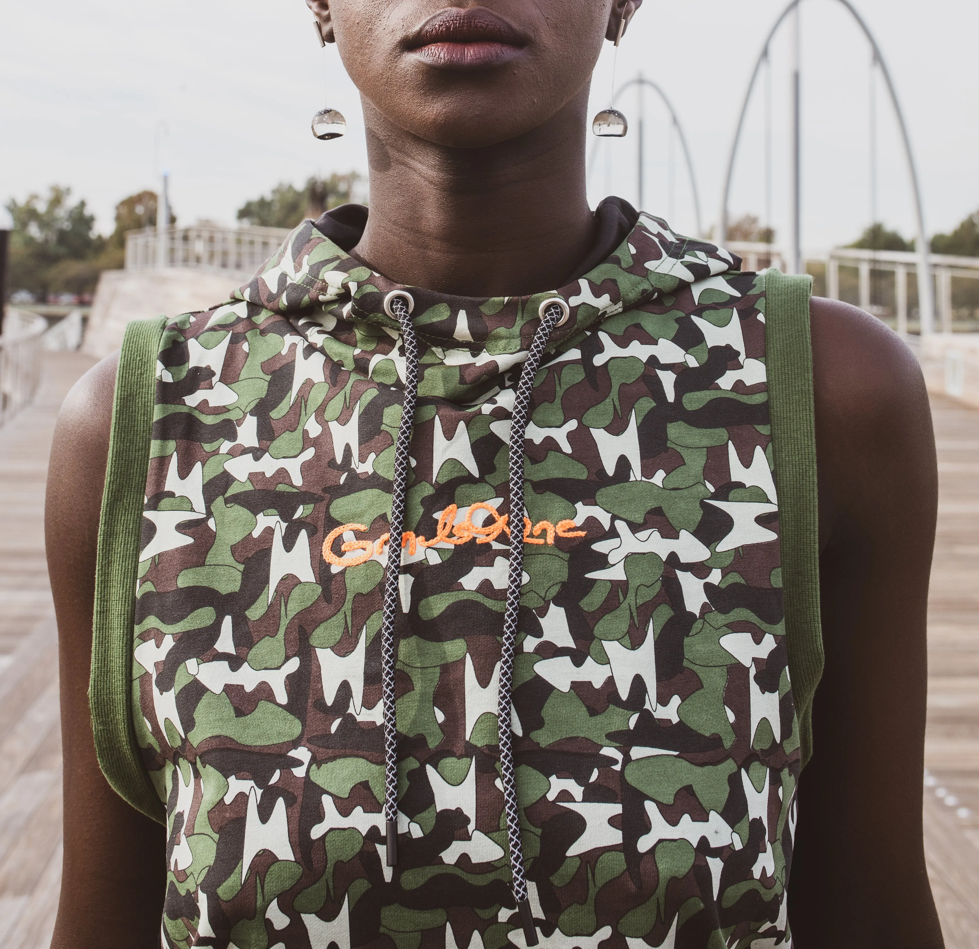 Camo Hoodie Dress