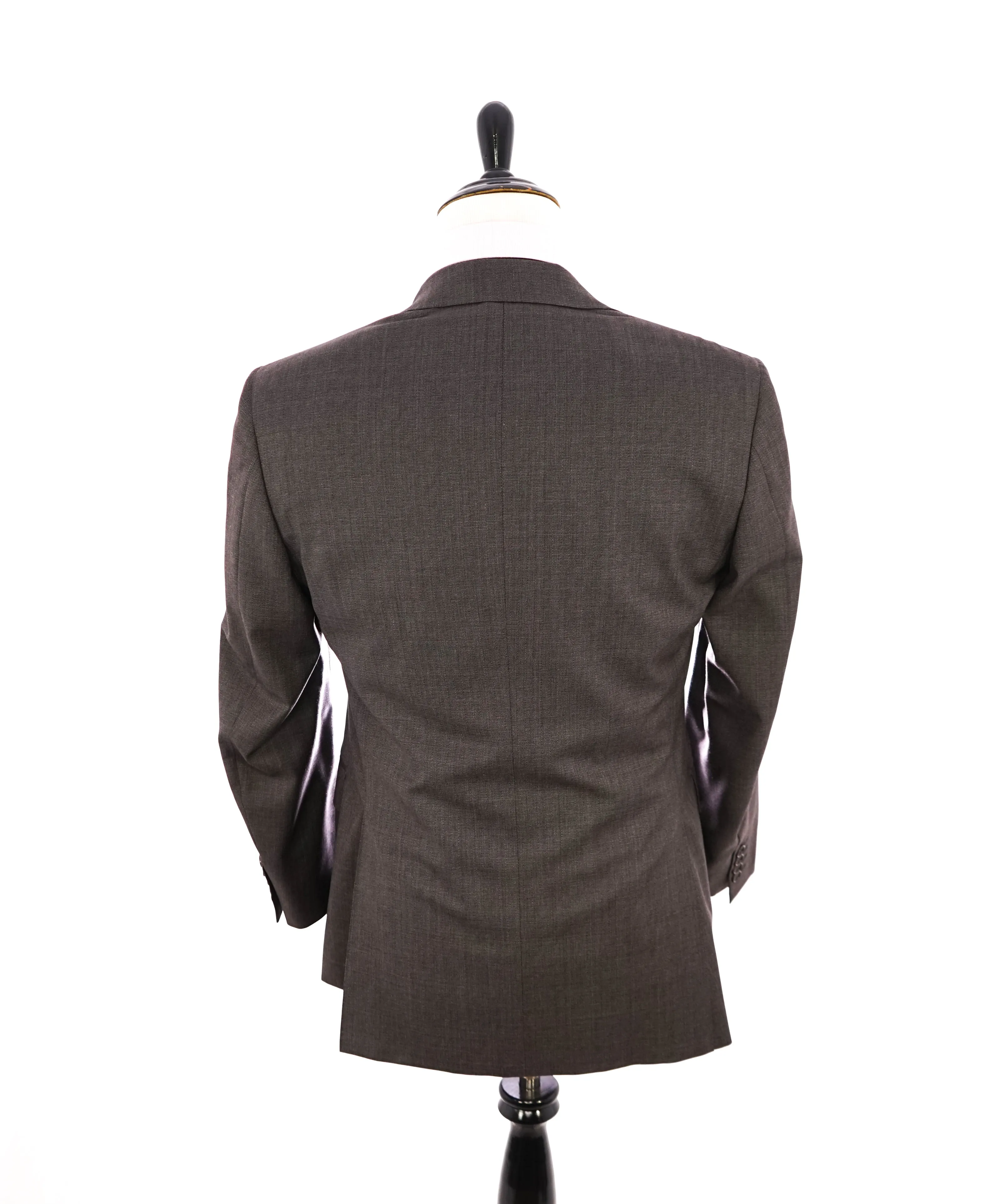 CANALI - Gray & Burgundy * Square Check * Notch Lapel Suit - 38R