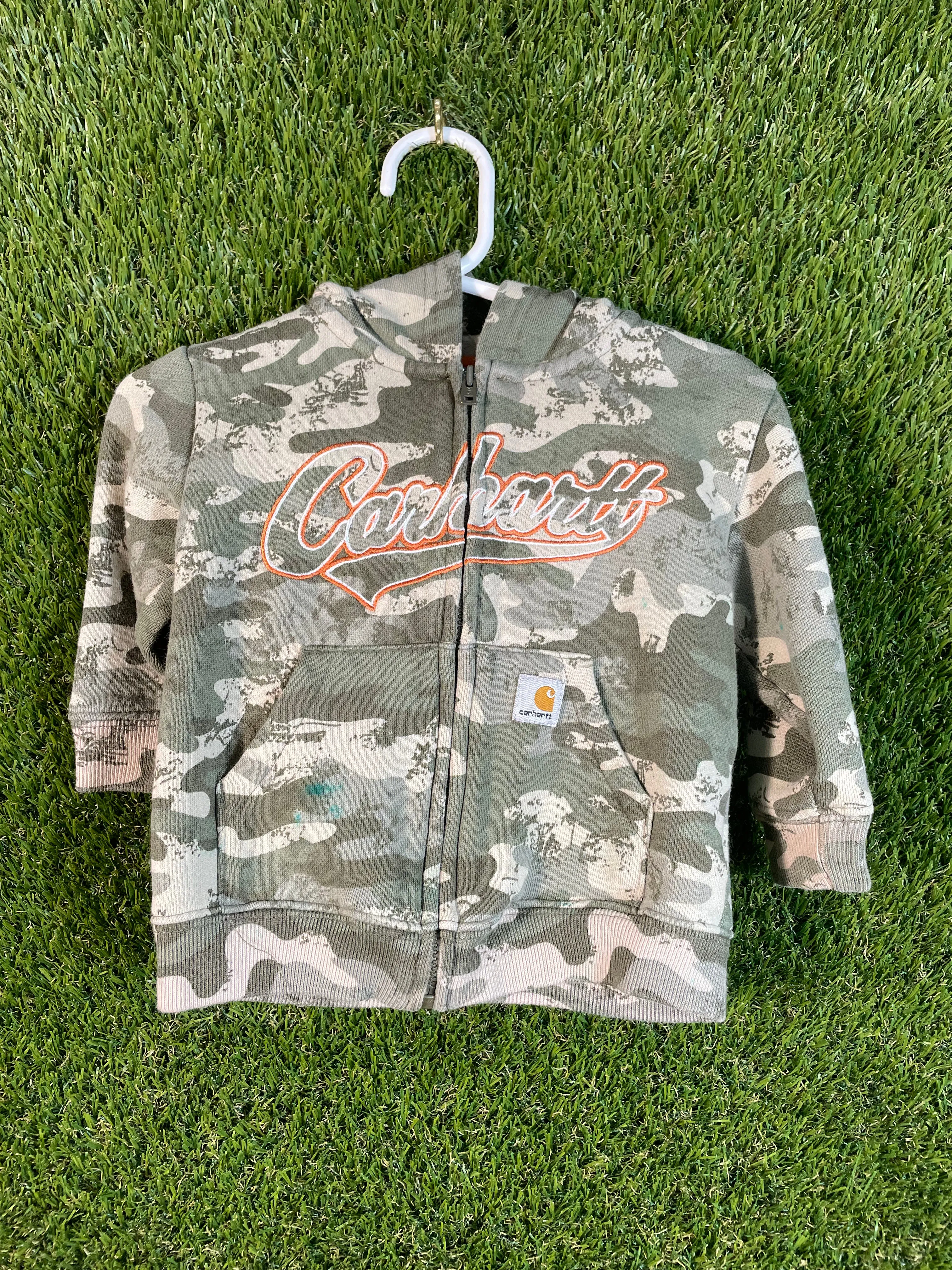 Carhartt Camo Kid's Zip Up Hoodie