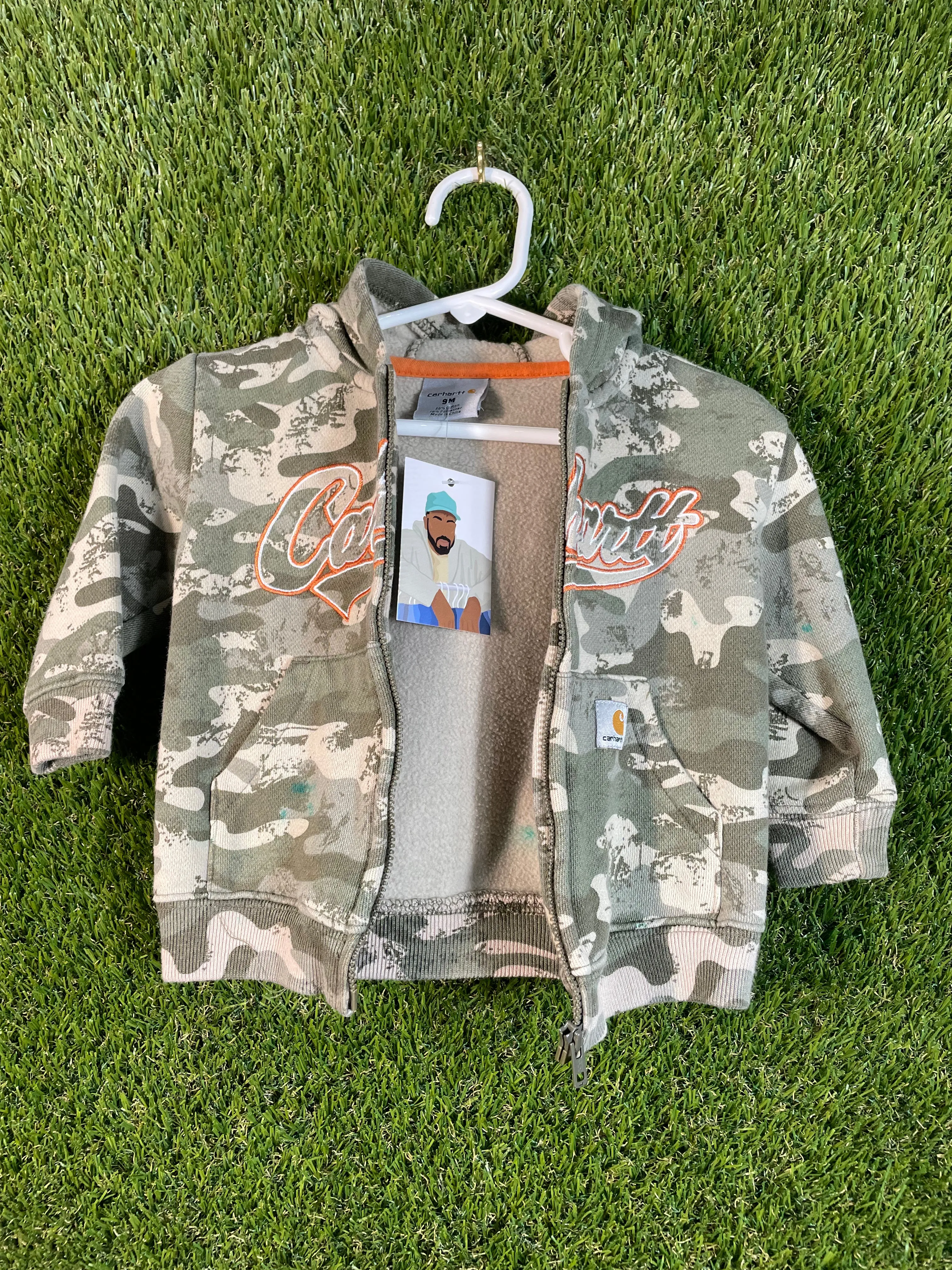 Carhartt Camo Kid's Zip Up Hoodie