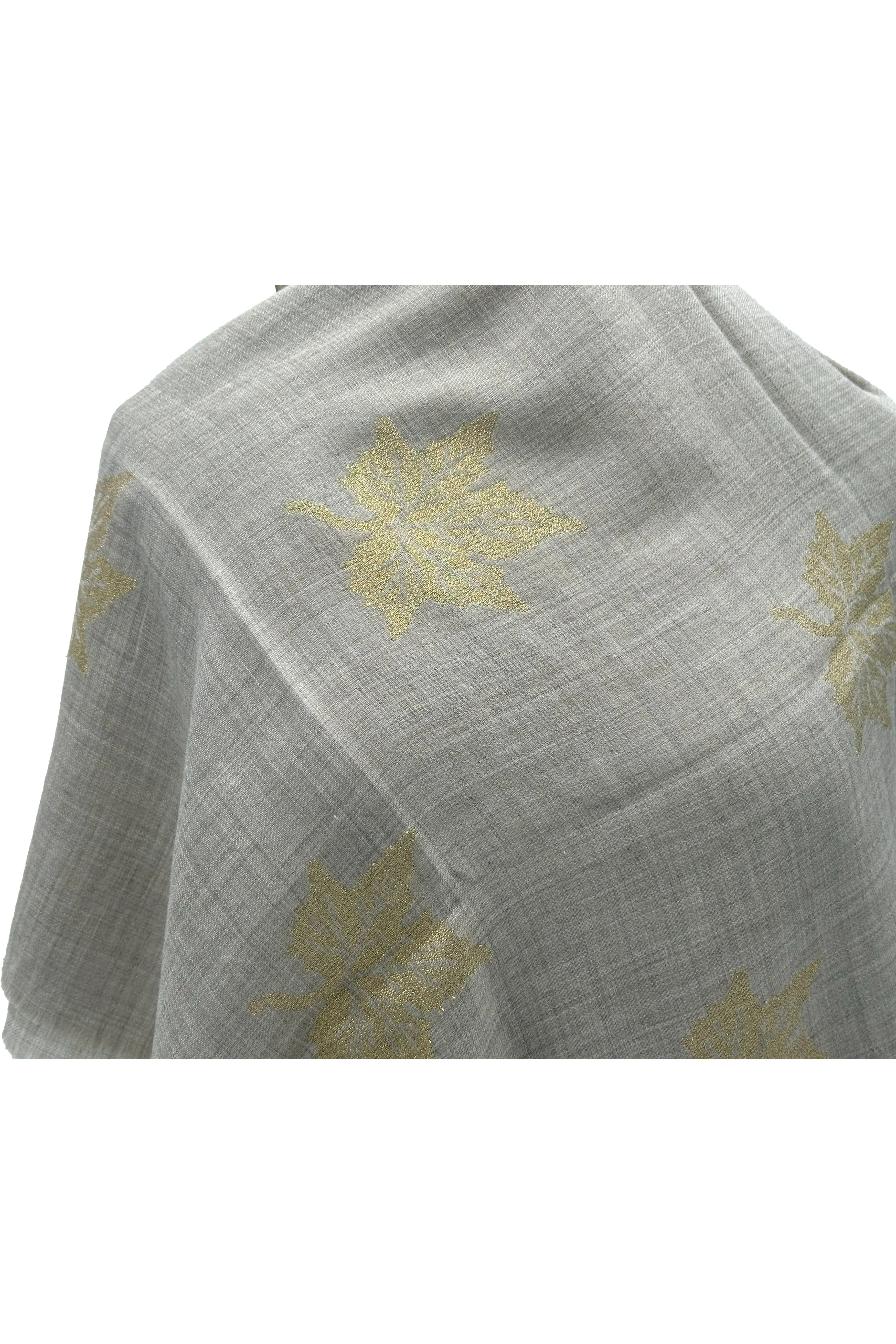 Cashmere shawl with zarie chinar Embroidery