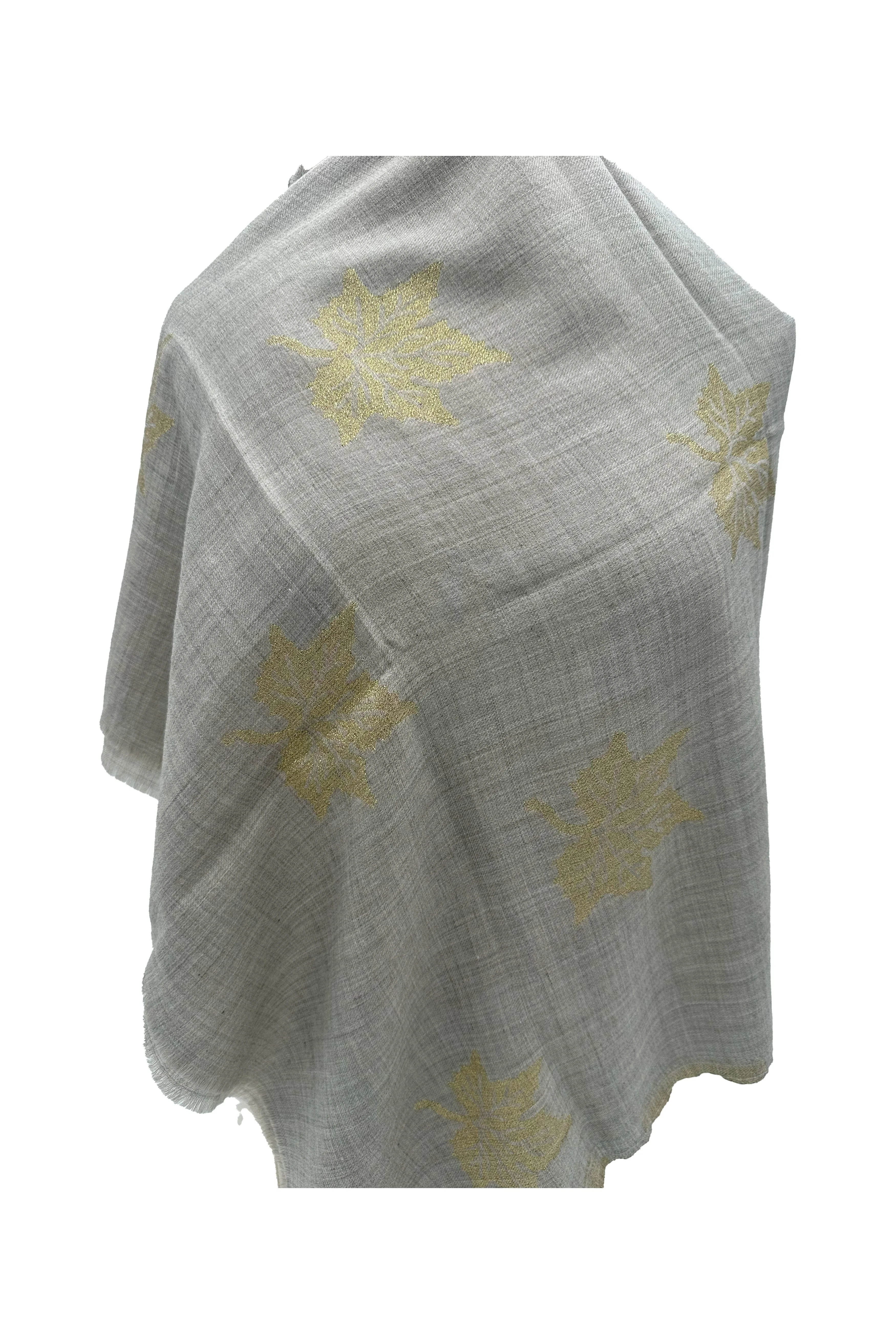 Cashmere shawl with zarie chinar Embroidery