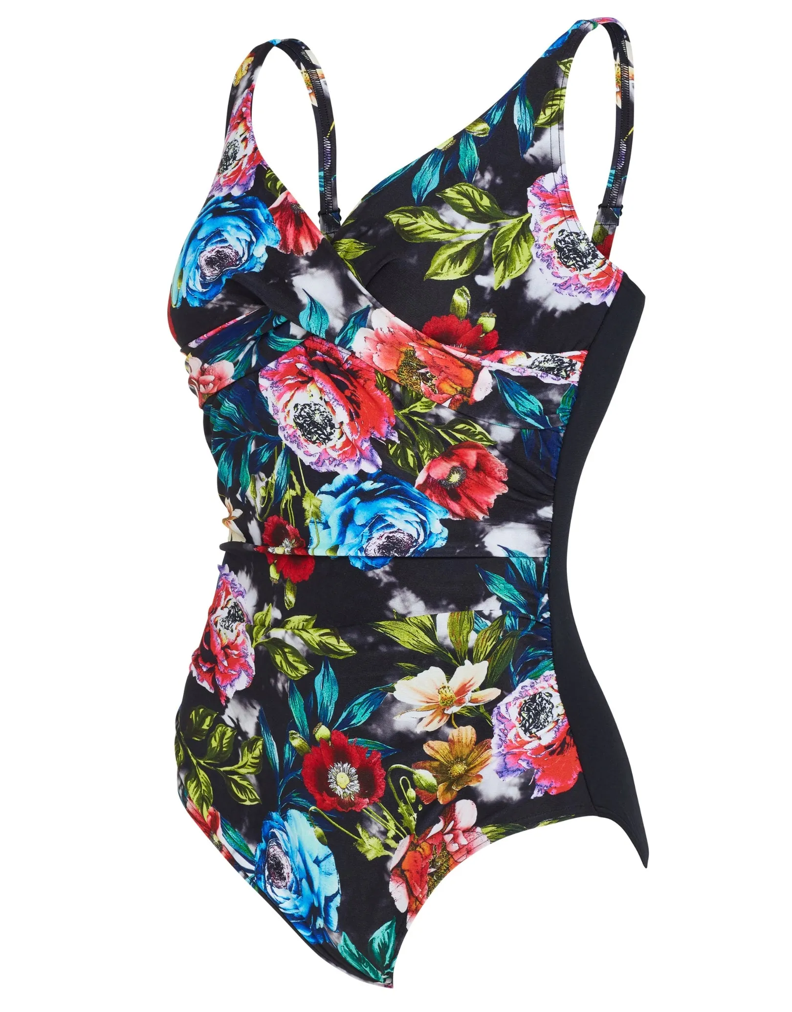 Cassia Mystery Classicback Swimsuit - Black/Multi
