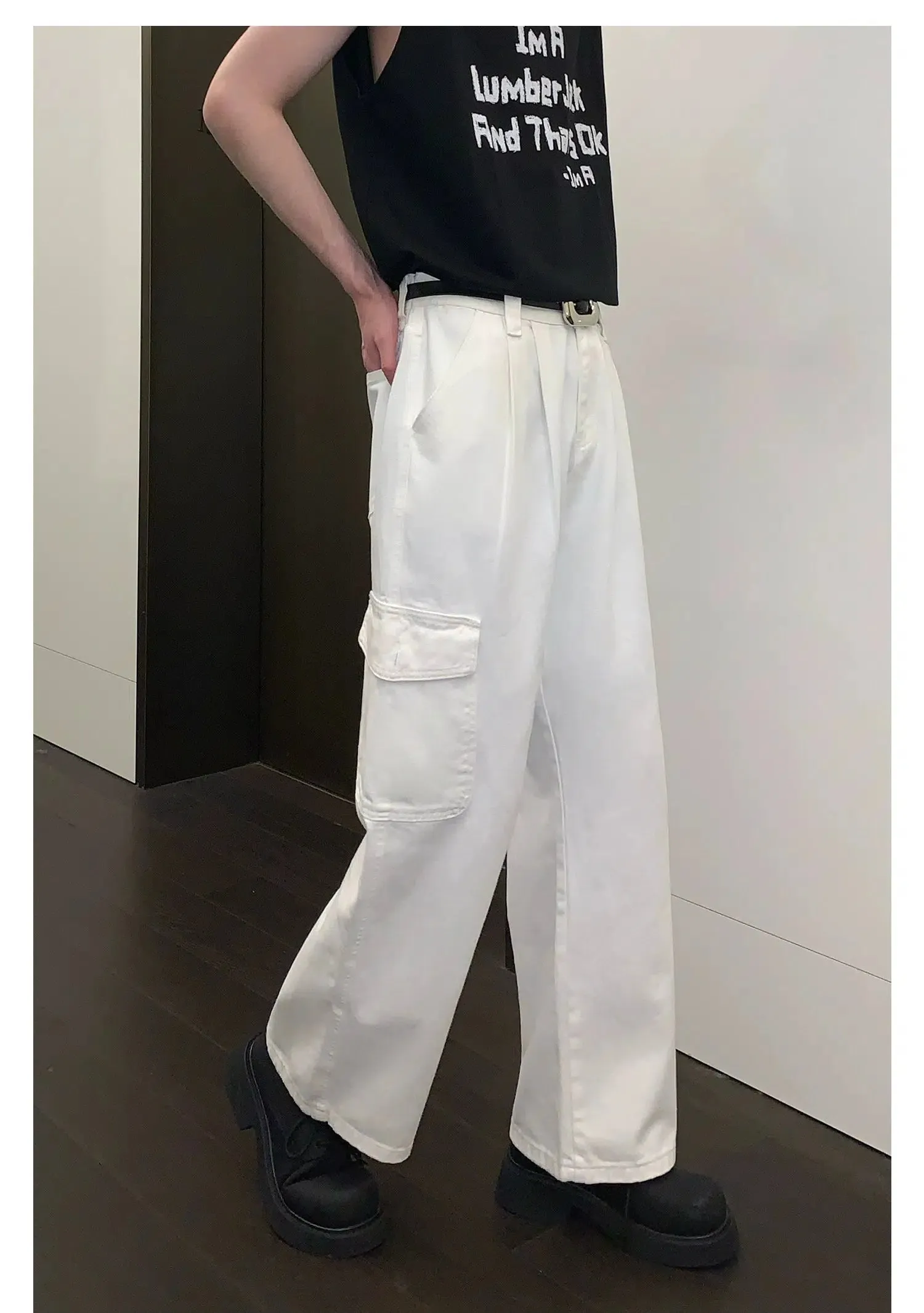 Casual Fit Straight-leg Cargo Pants