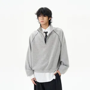 Casual Zip-Up Sweatshirt