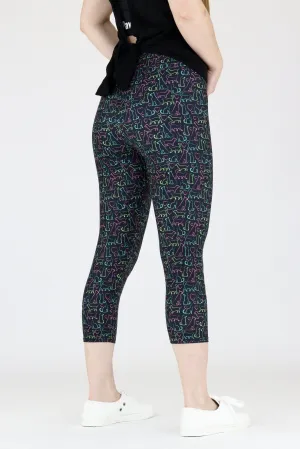 Cat Dog Love - Casual Capri Leggings