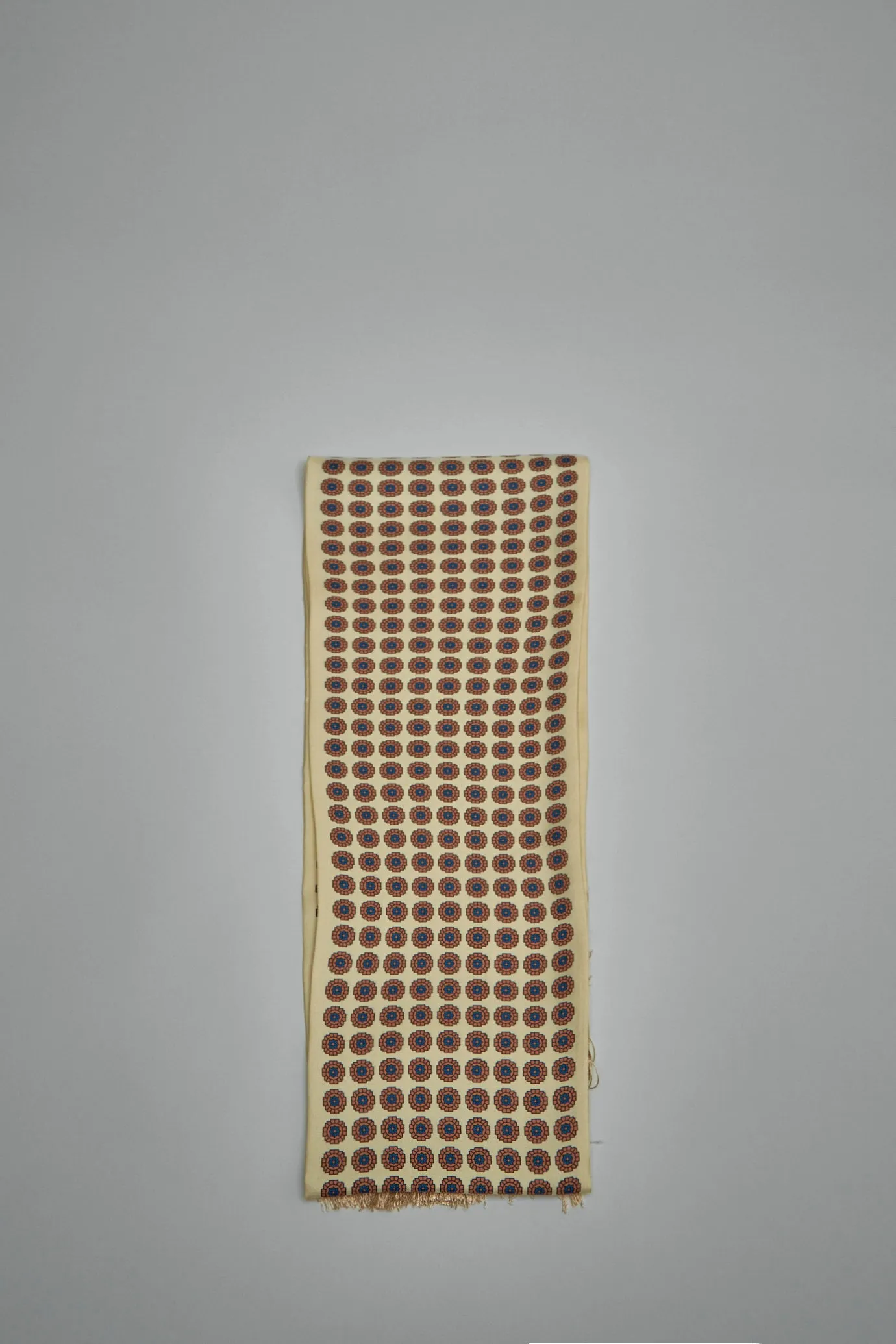 Chamber Silk Bandeau Scarf with Fringe