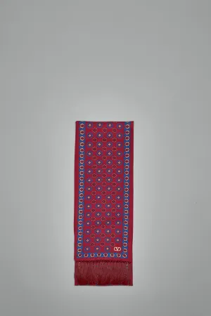 Chamber Silk Bandeau Scarf with Fringe