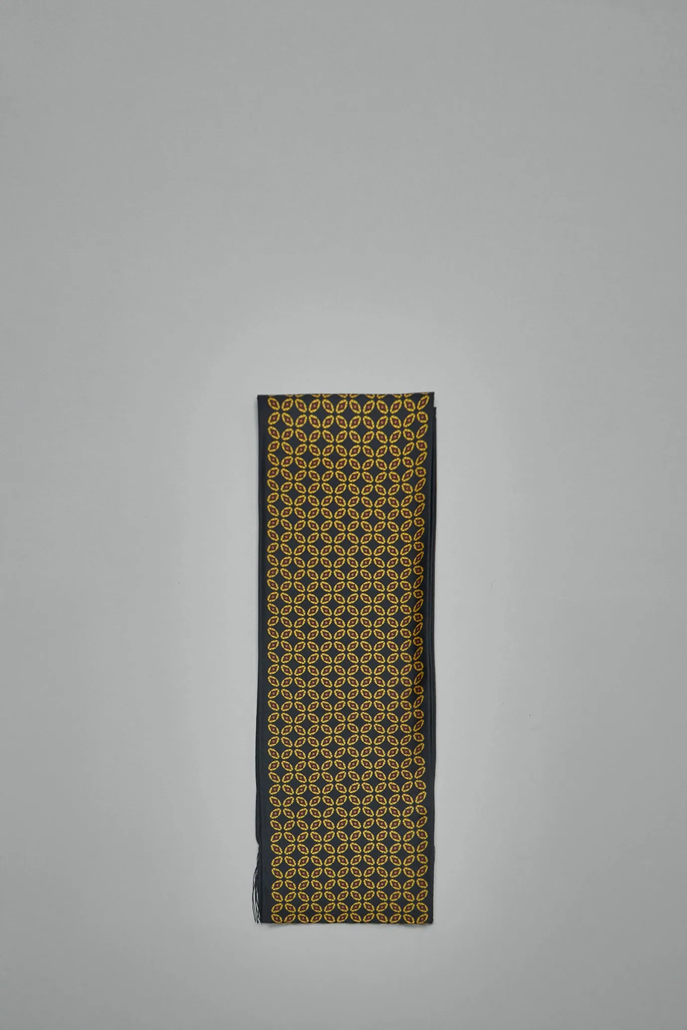 Chamber Silk Bandeau Scarf with Fringe
