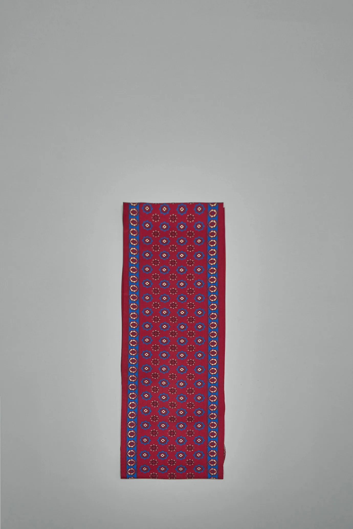 Chamber Silk Bandeau Scarf with Fringe
