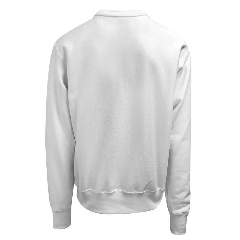 Champion Reverse Weave Heavyweight Twill Letter Crewneck Sweatshirt