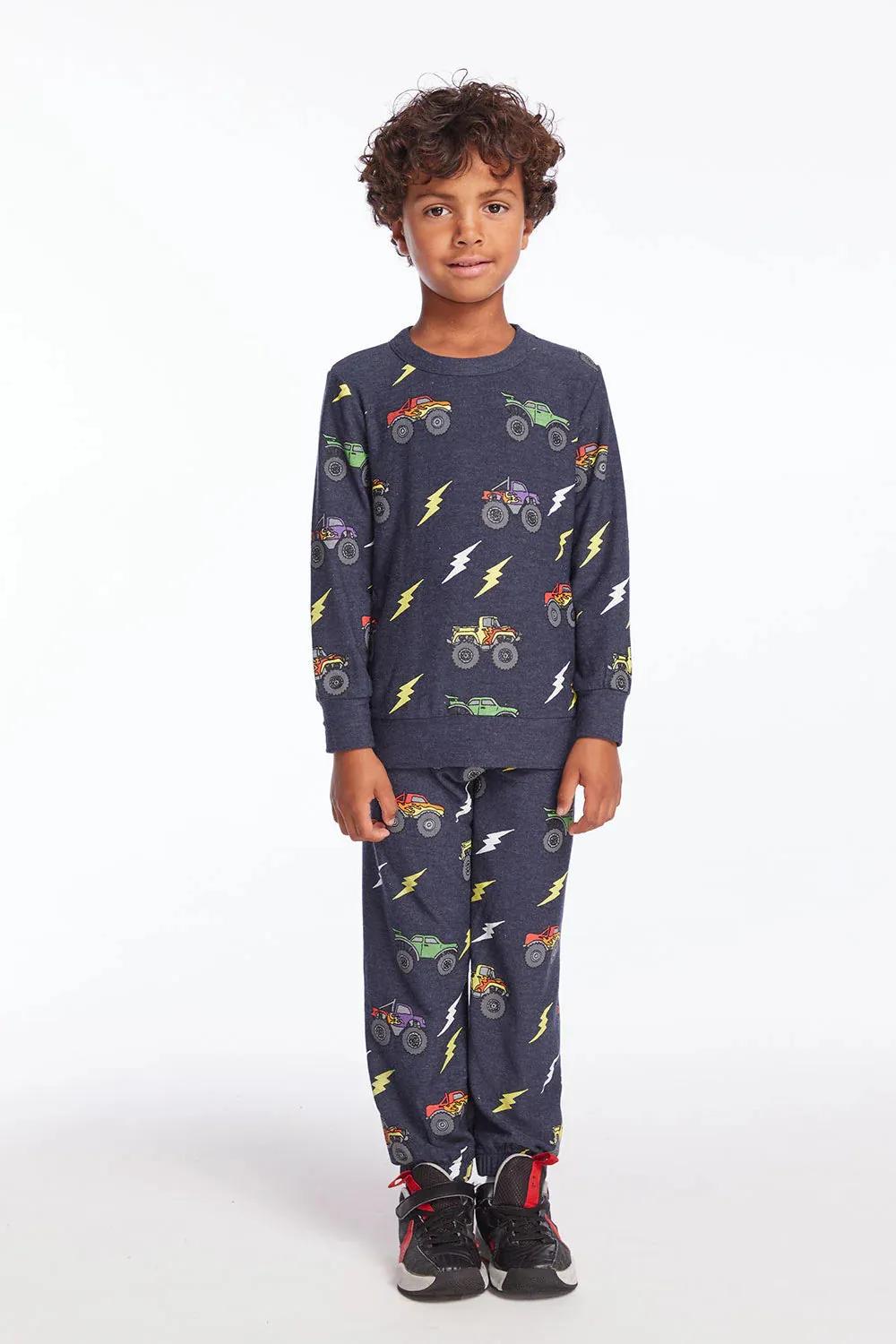 CHASER- Monster Truck Rally Boys Long Sleeve