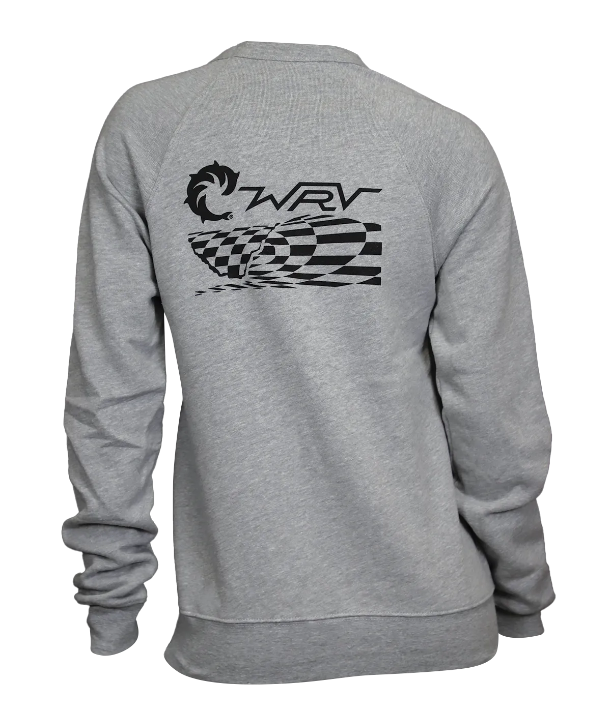 Checker Wave Ladies Crew Sweatshirt