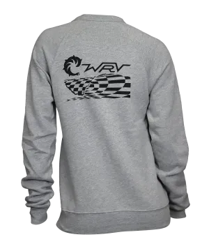 Checker Wave Ladies Crew Sweatshirt