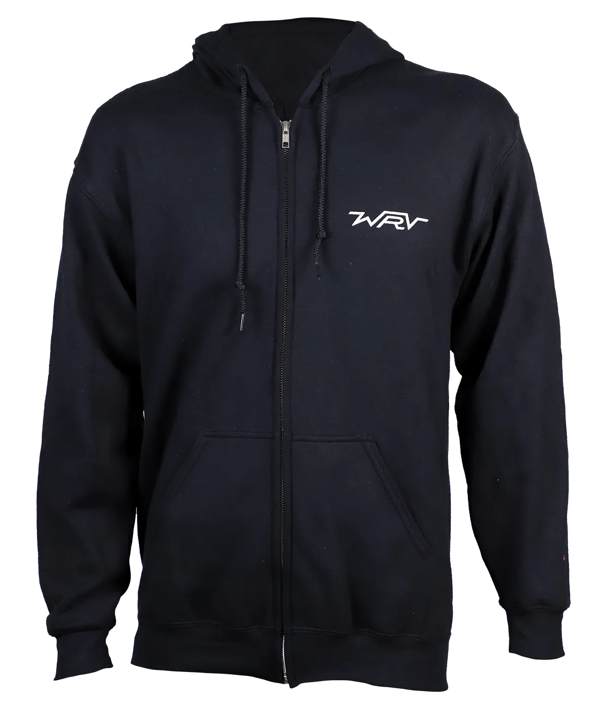 Checker Zip Hooded Sweatshirt