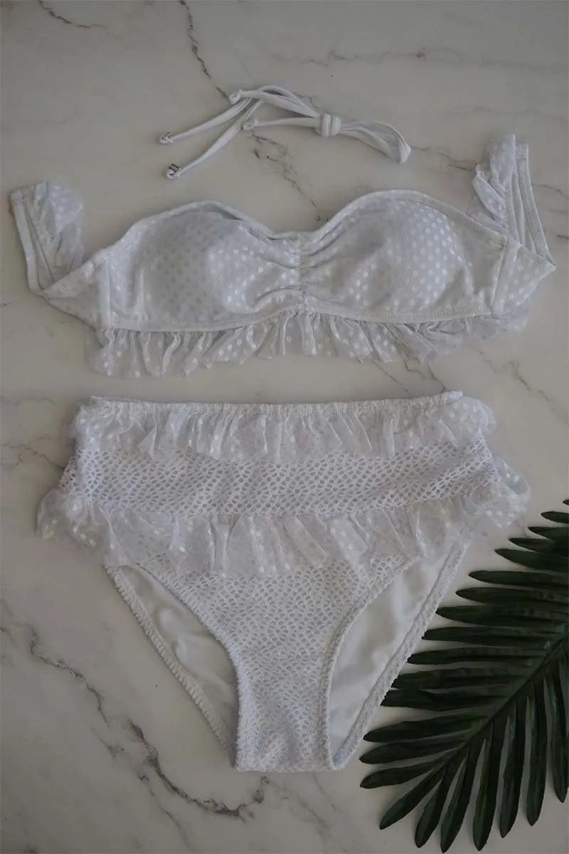 Chicindress Lace Mesh High Waist Bikini Swimwear(3 Colors)