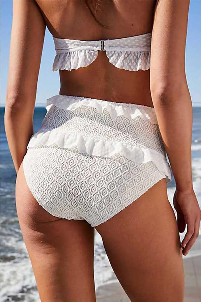 Chicindress Lace Mesh High Waist Bikini Swimwear(3 Colors)