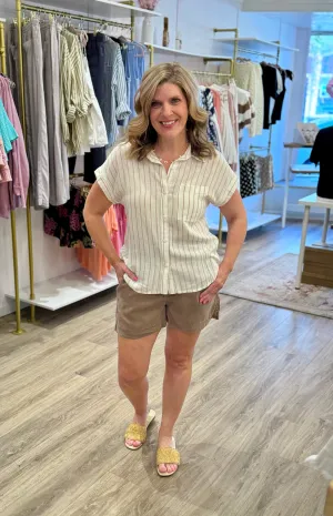 City Stripe Sleeve Shirt