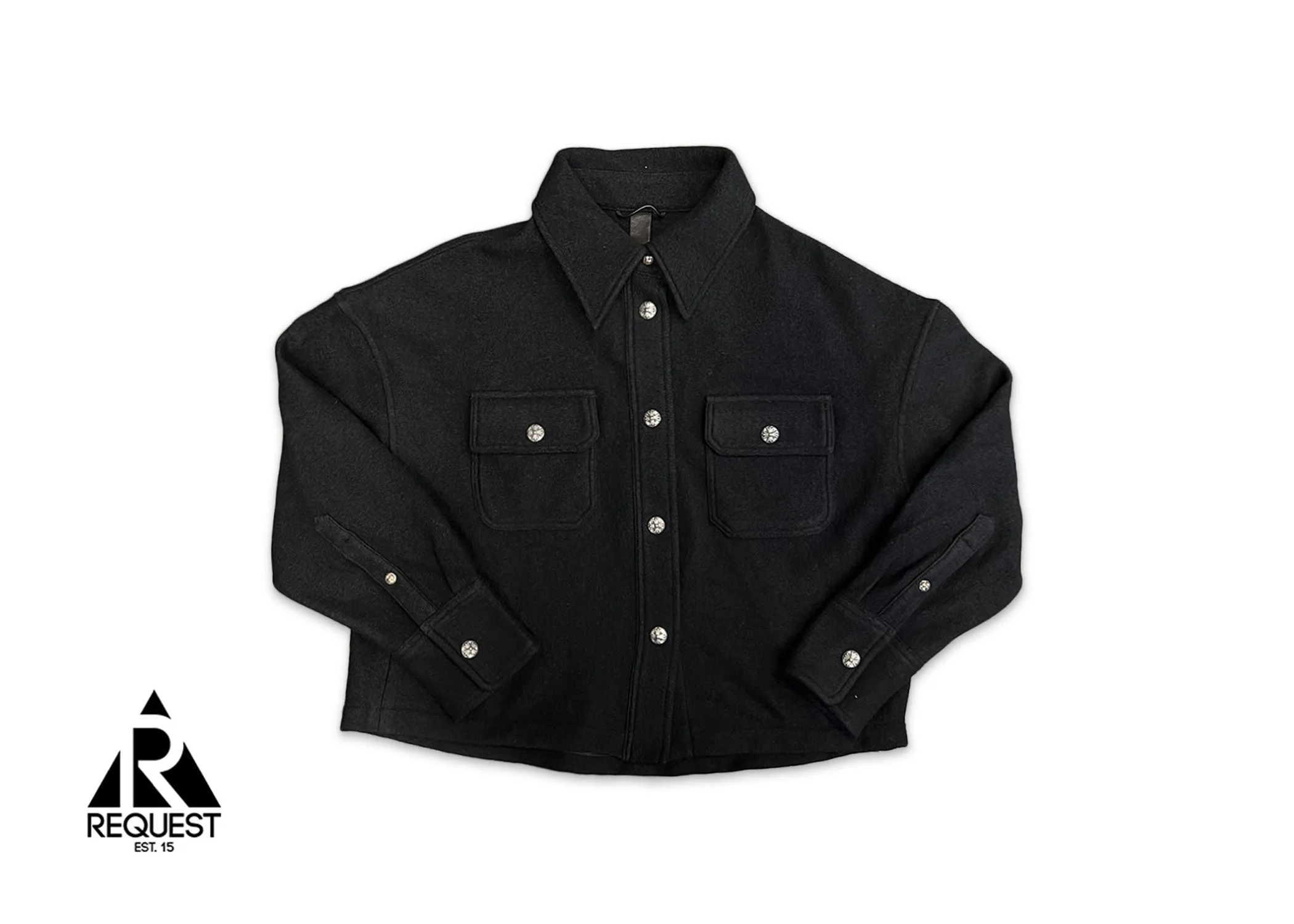 Clementine Wool Over Shirt "Black" (W)