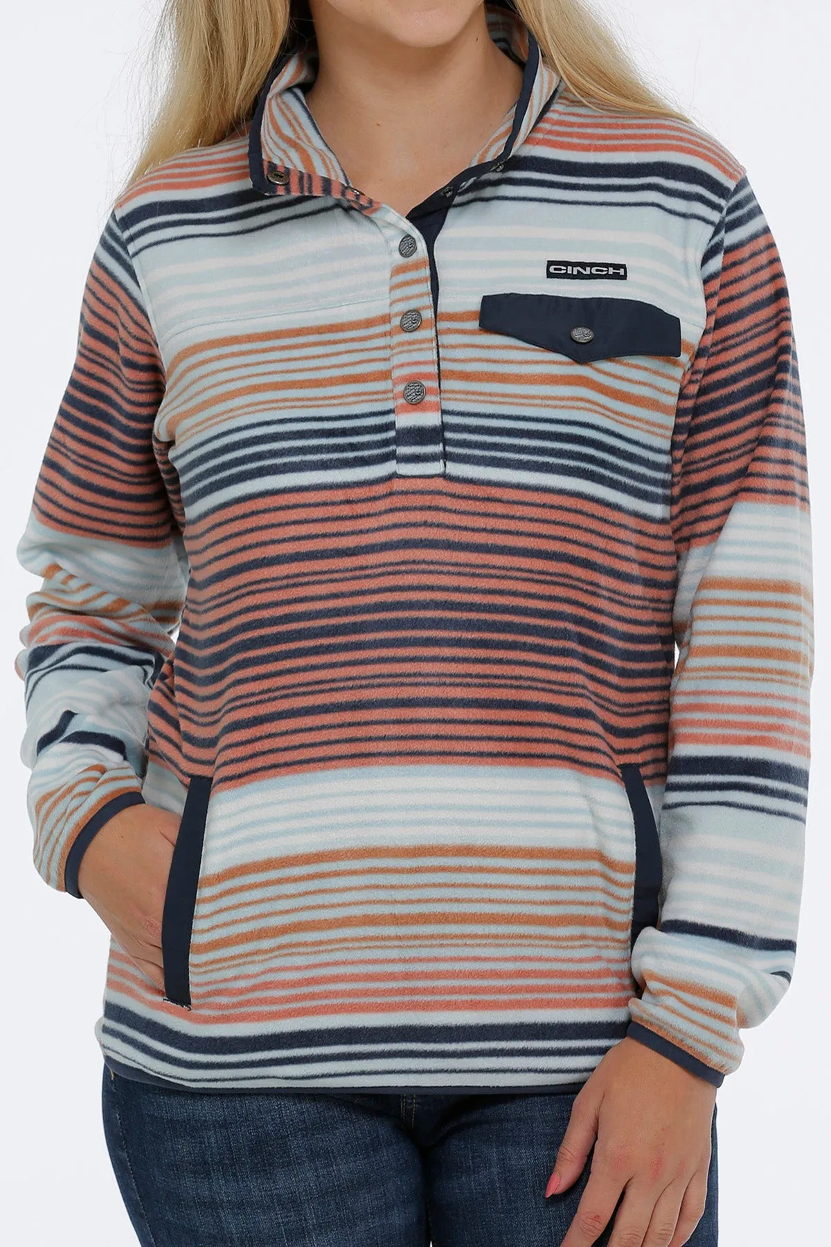 CLMAK9819004  Womens Cinch Polar Fleece Pullover