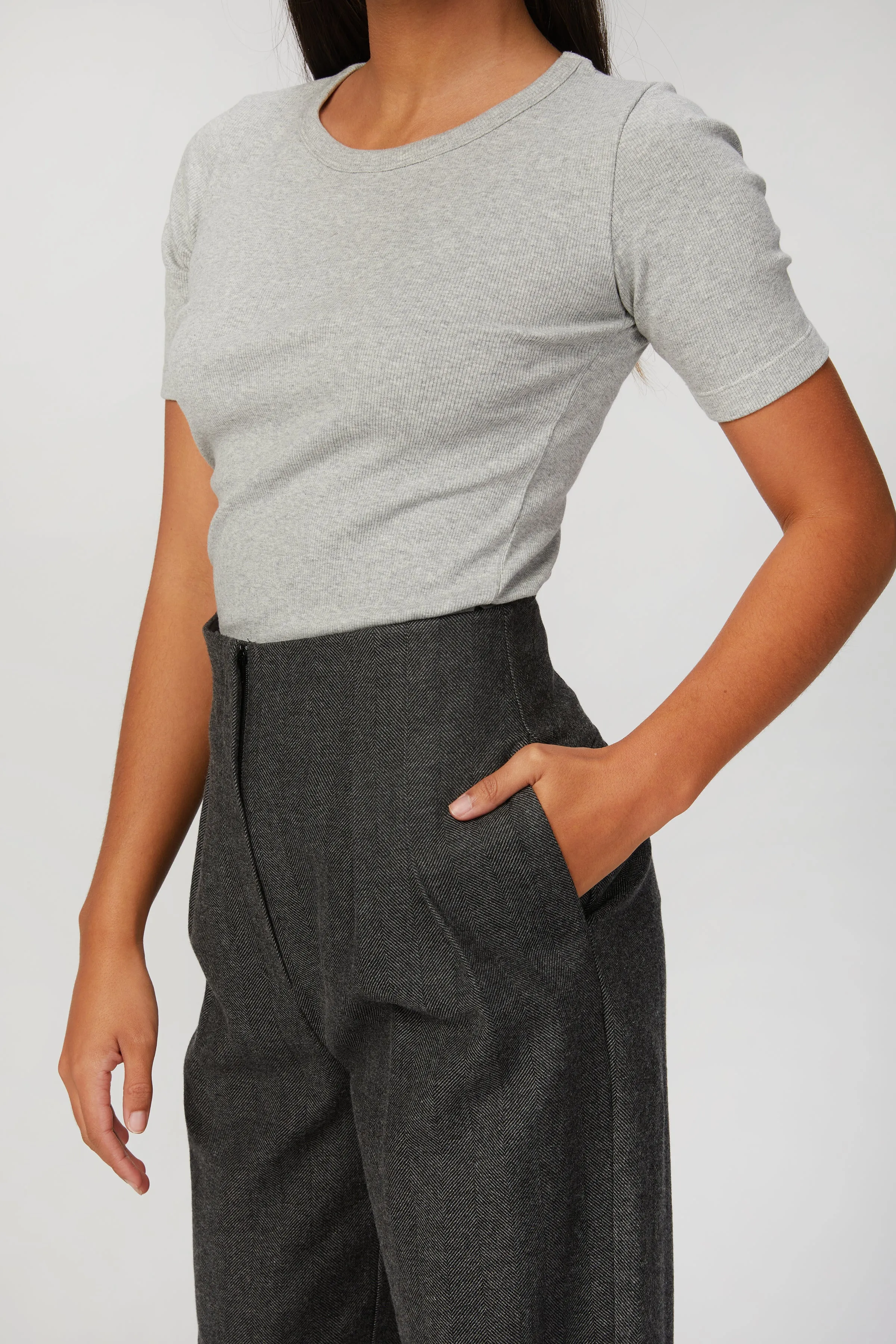 CLYDE HERRINGBONE PANTS