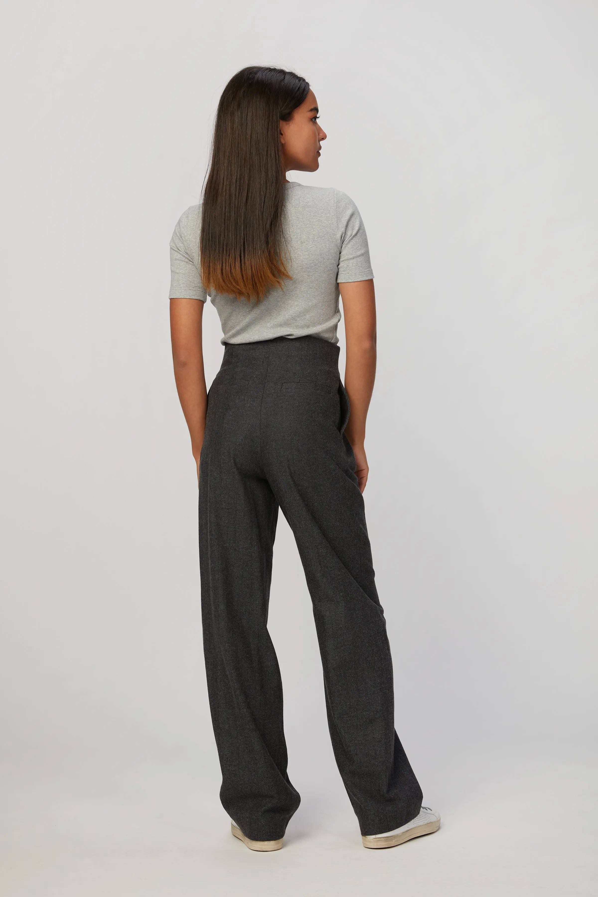 CLYDE HERRINGBONE PANTS