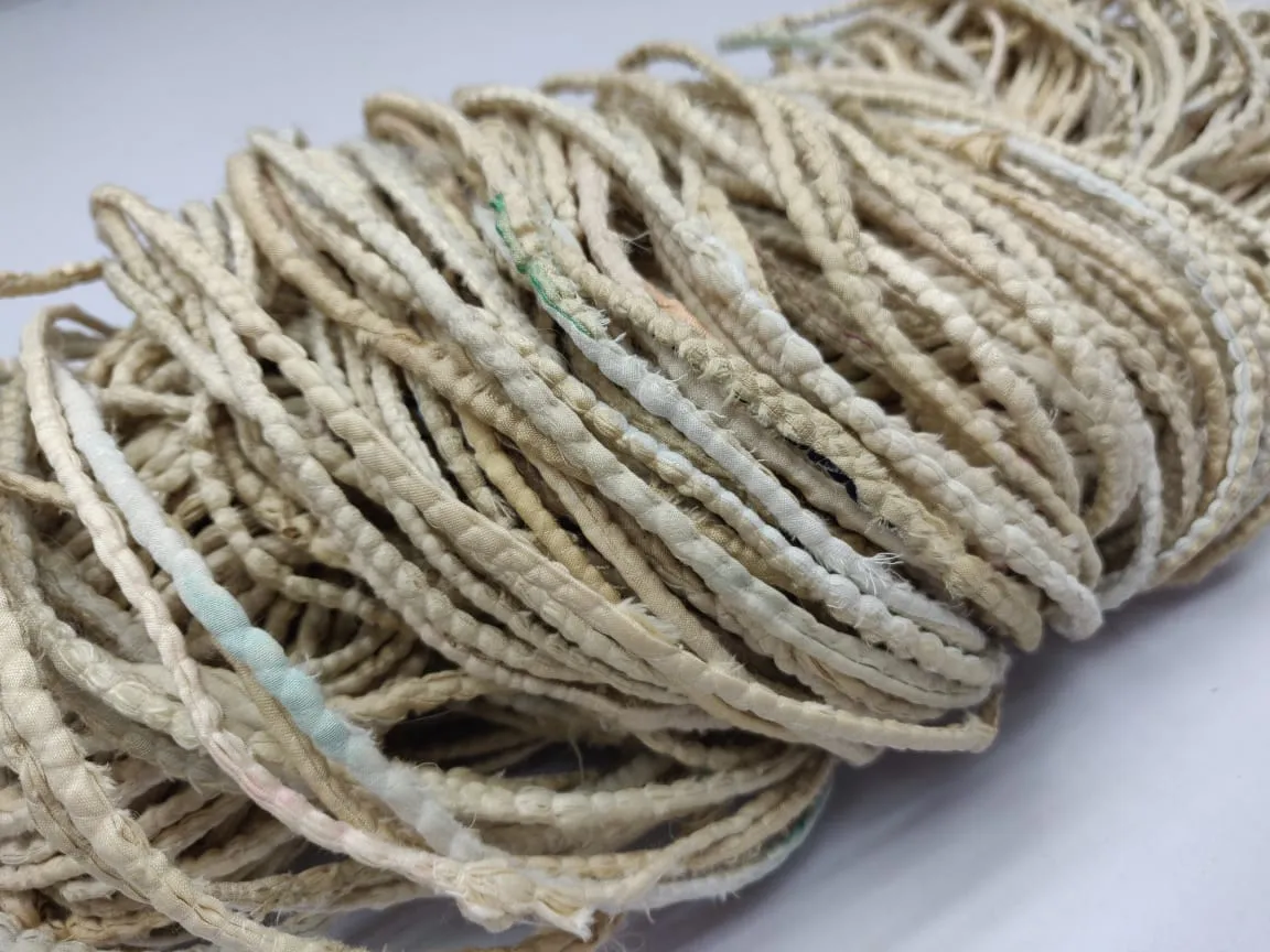 Cording Sari Silk Ribbon - Multicolor