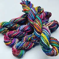 Cording Sari Silk Ribbon - Multicolor
