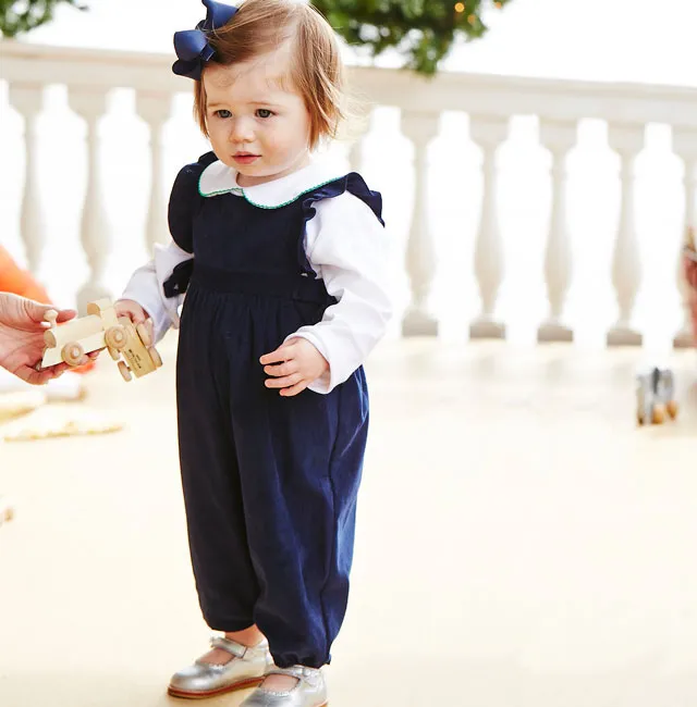 Corduroy Berkley Overall -- Navy