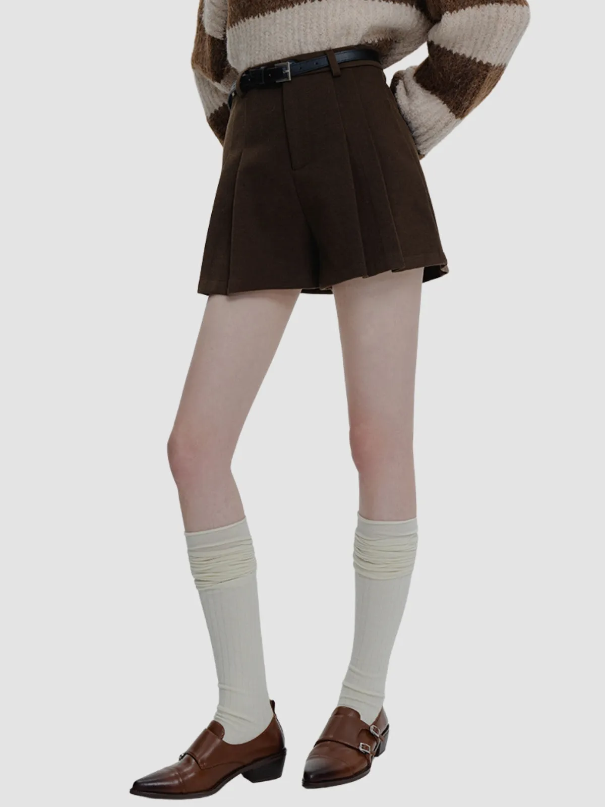 Corduroy Culottes Short Pants